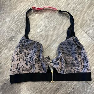 NWOT Urban Outfitters Bralette, Relique, leopard print halter, women’s size S